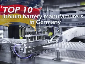 Los 10 mayores fabricantes de baterías de litio de Alemania