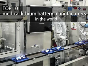 Top 10 medical lithium battery manufacturers in the world