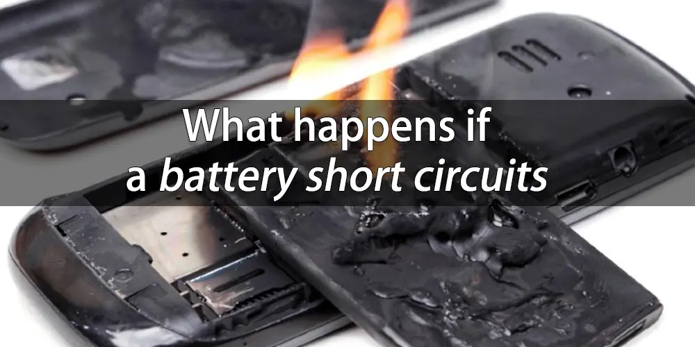 What happens if a battery short circuits