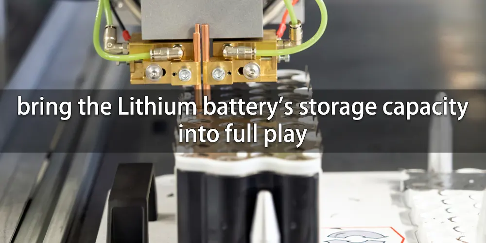 aprovechar al máximo la capacidad de almacenamiento de la batería de litio