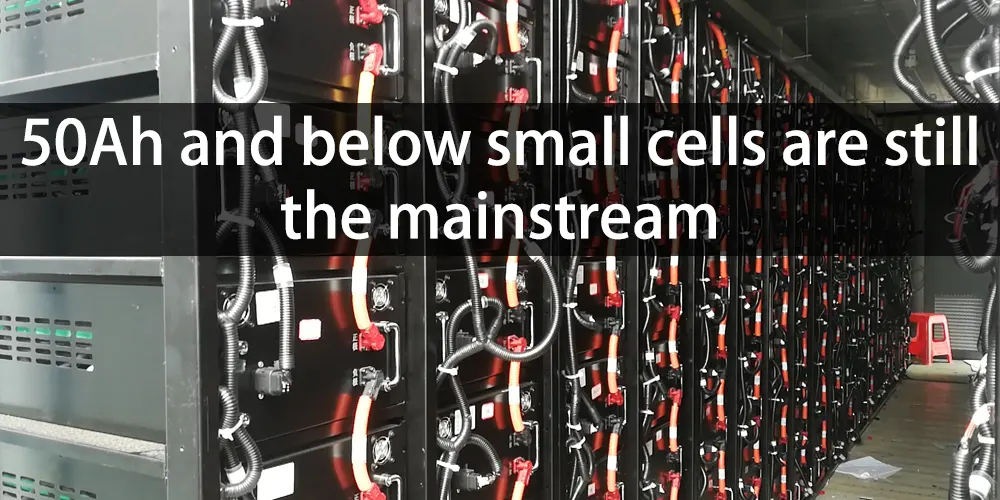 Les petites cellules de 50 Ah et moins restent la norme.
