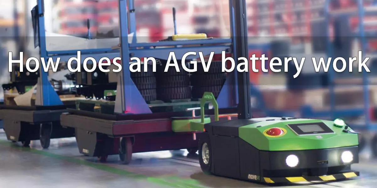 How does an AGV battery work