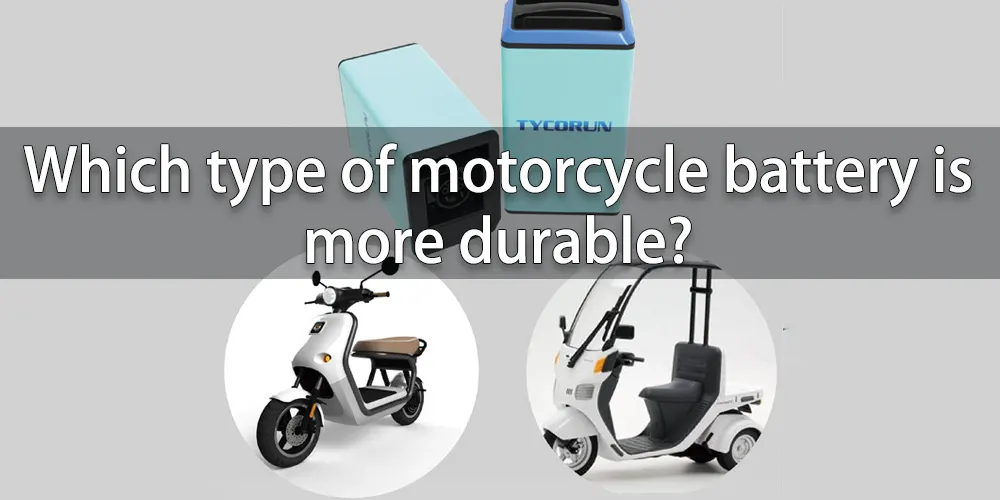 Pit avoidance guide for motorcycle battery replacement TYCORUN ENERGY