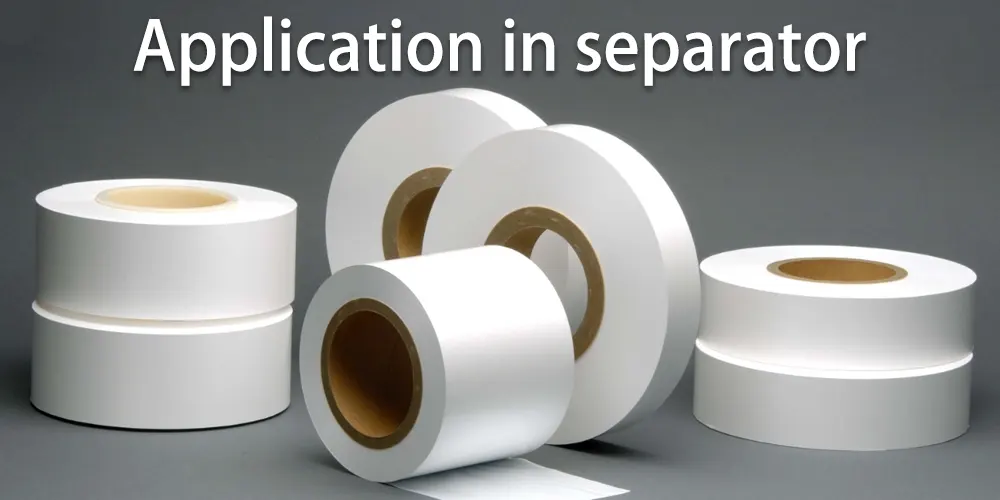 Application dans les séparateurs