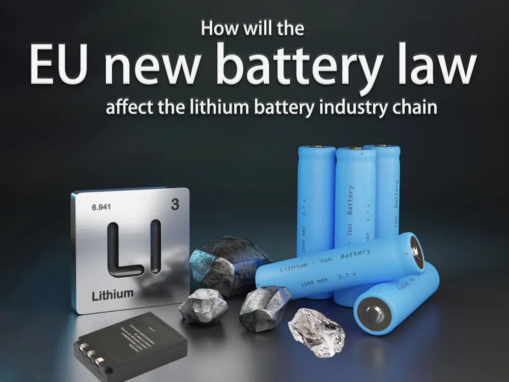 How will the EU new battery law affect the lithium battery industry chain