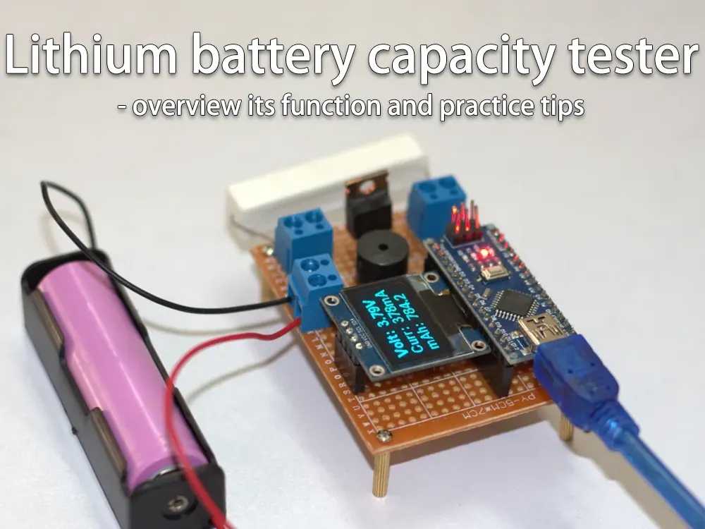 Lithium battery capacity tester overview its function and practice