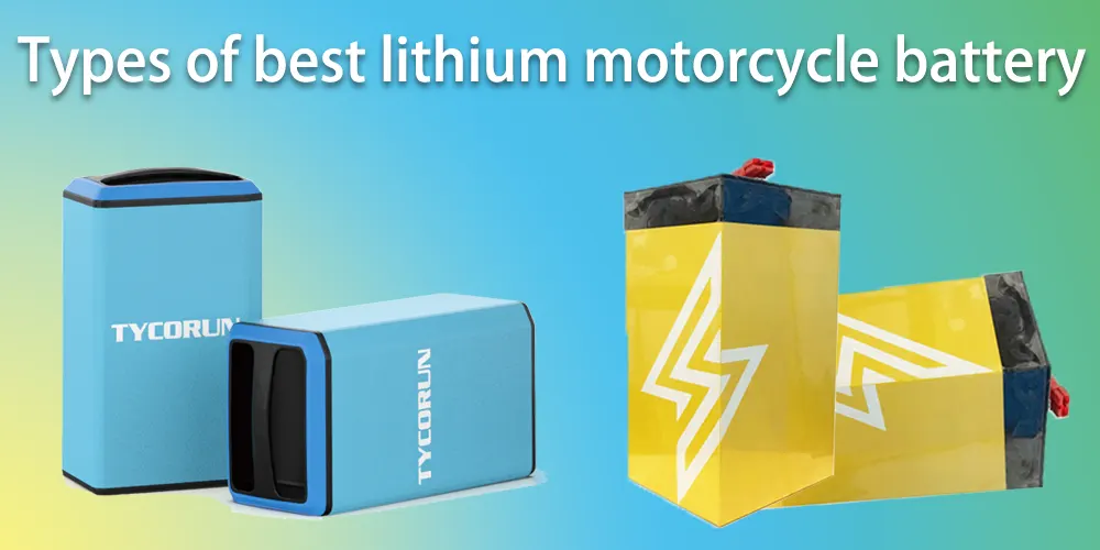 Types of best lithium motorcycle battery