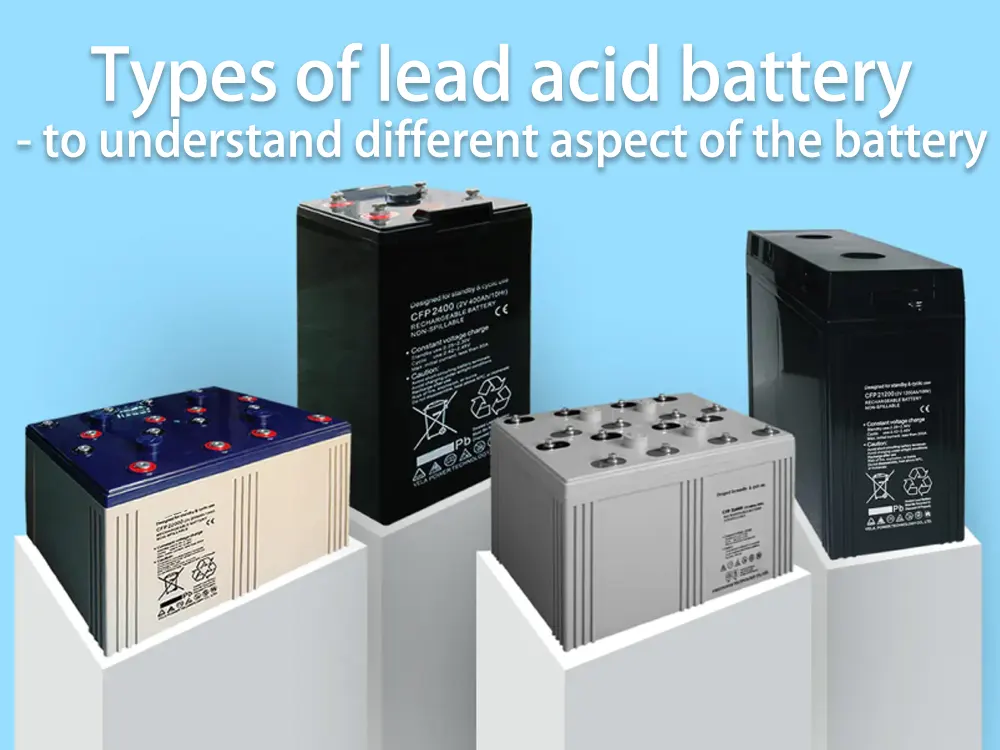 Types of lead acid battery