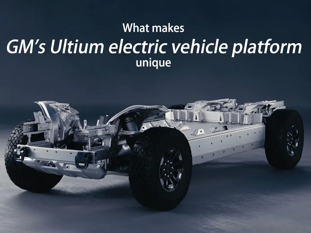What makes GM's Ultium electric vehicle platform unique