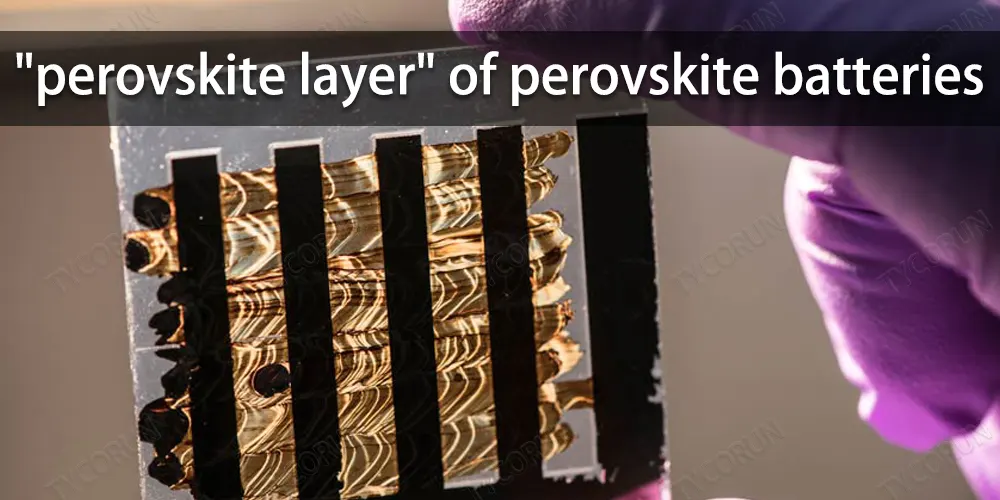 perovskite layer of perovskite batteries