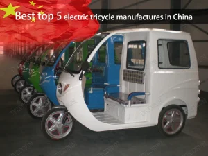 Best top 5 electric tricycle manufactures in China
