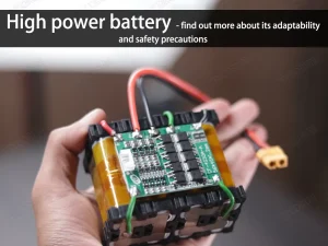Batería de alta potencia: más información sobre su adaptabilidad y precauciones de seguridad