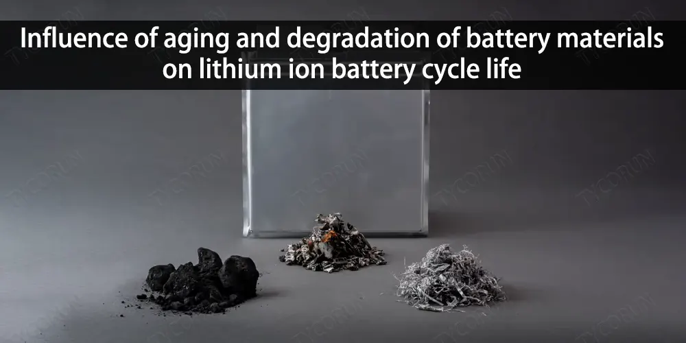 Influence-of-aging-and-degradation-of-battery-materials-on-lithium-ion-battery-cycle-life