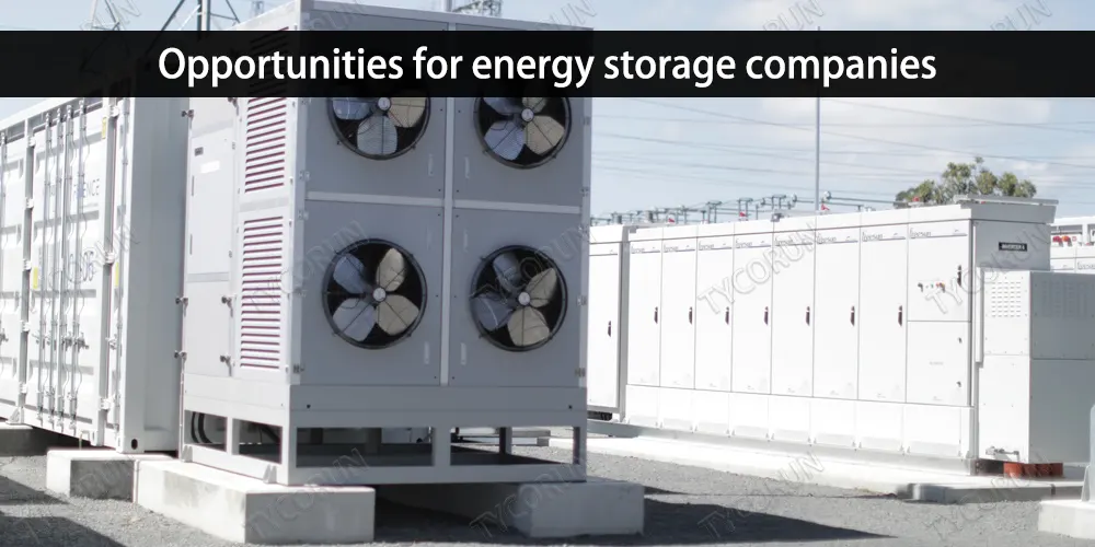 Oportunidades para las empresas de almacenamiento de energía