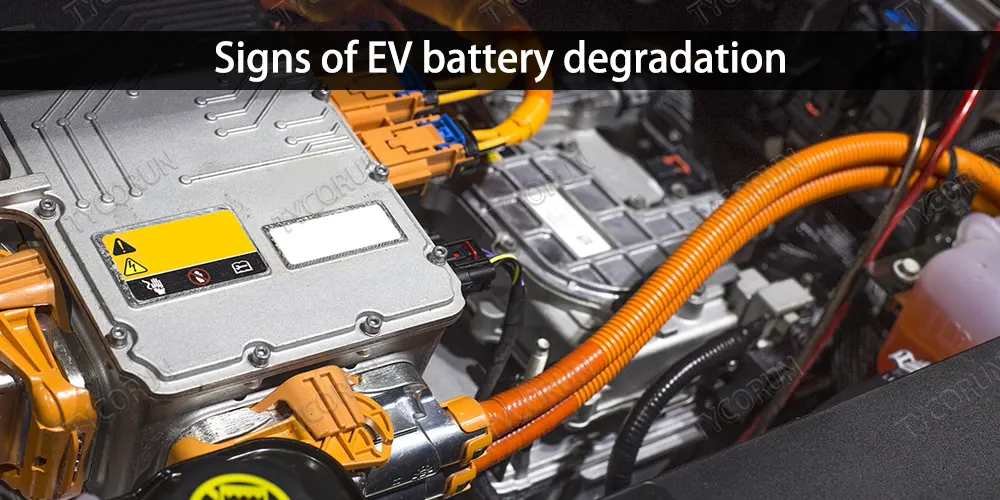 SIGNS OF EV battery degradation