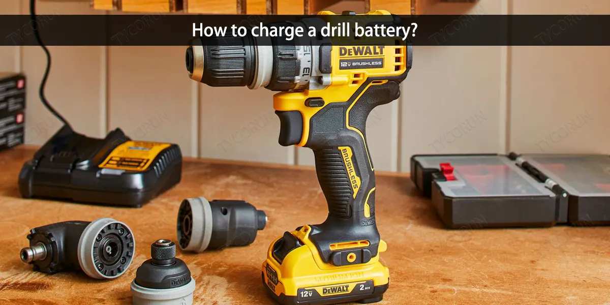 How to charge a drill battery