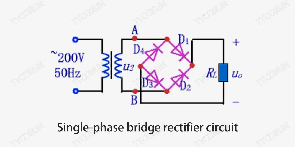 Single-phase-bridge-rectifier-circuit
