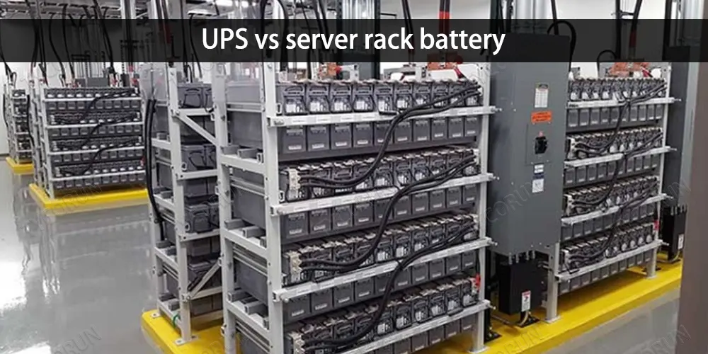 UPS vs server rack battery