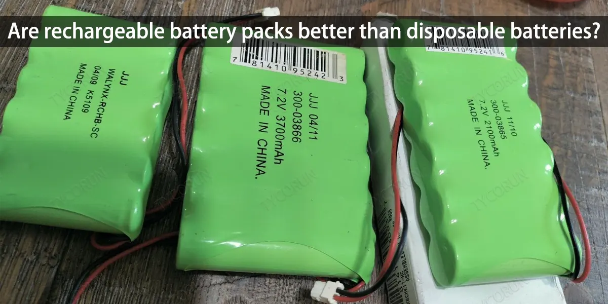 are rechargeable battery packs better than disposable batteries