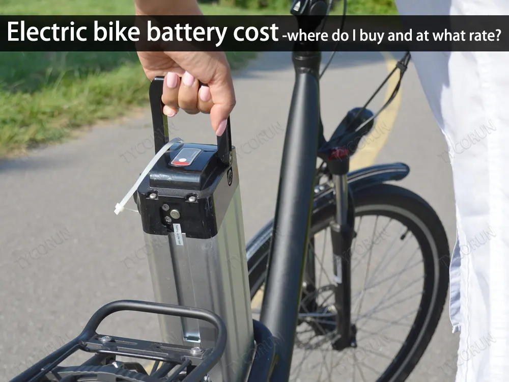 electric bike battery cost - where do i buy and at what rate