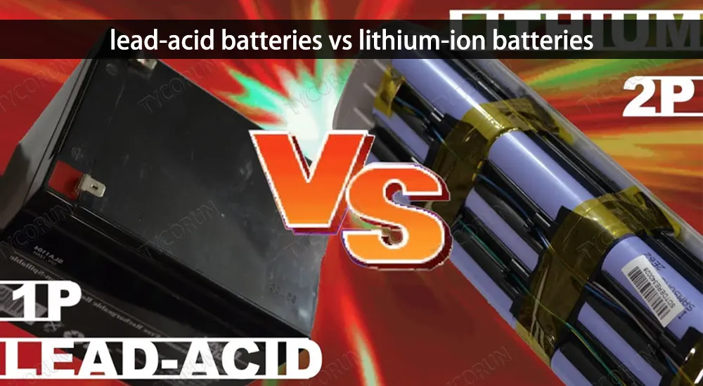 lead-acid battery vs ithium ion battery