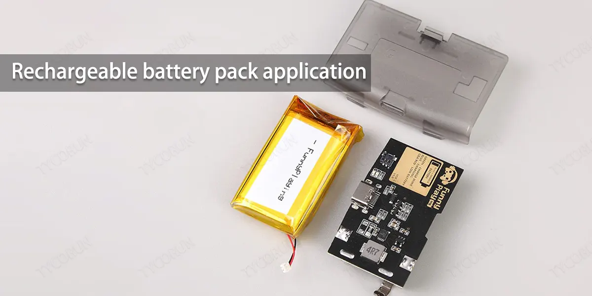 rechargeable battery pack application