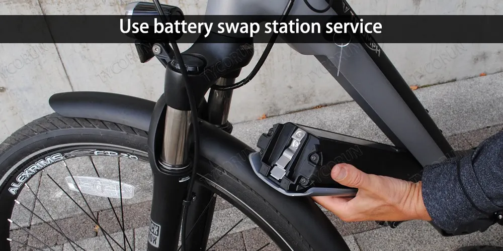 utilizar el servicio de estación de intercambio de baterías