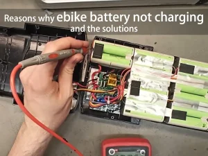 Raisons pour lesquelles la batterie d'un vélo ne se recharge pas et solutions