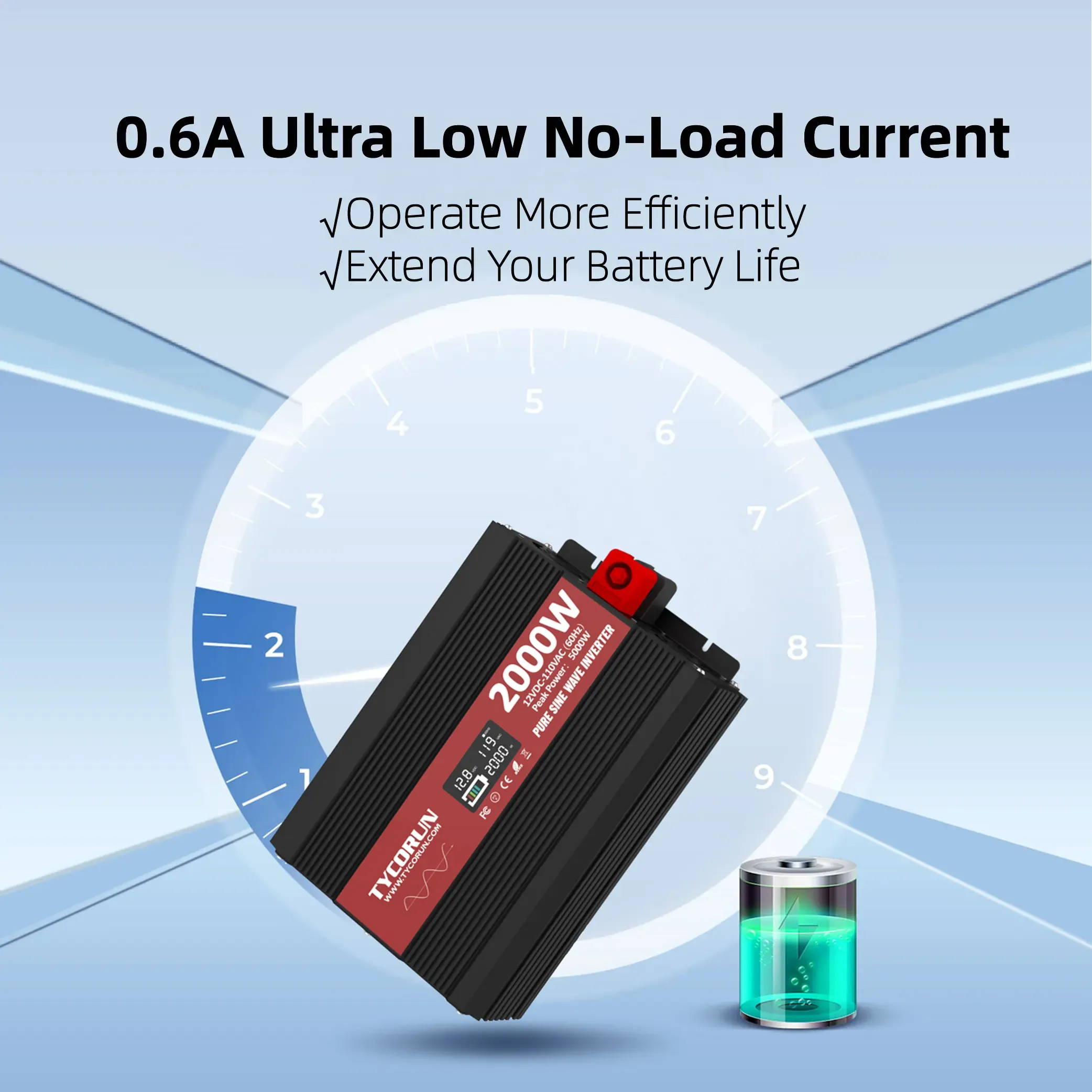 0,6A Courant de charge n0 ultra faible