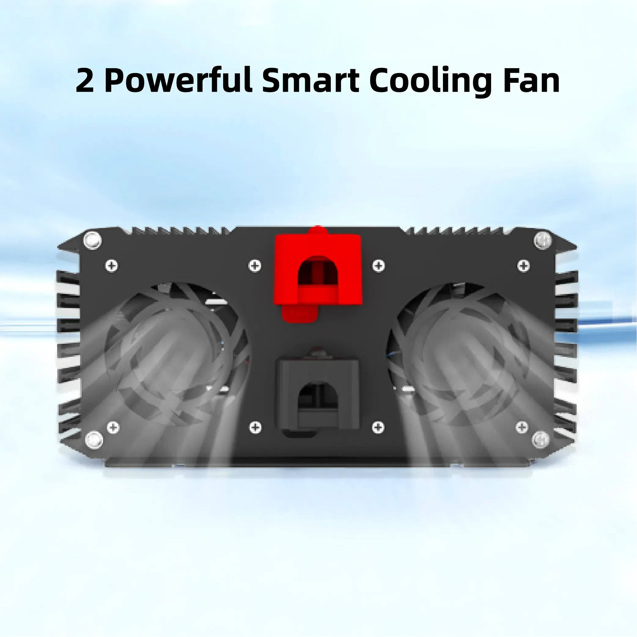 2 puissants ventilateurs de refroidissement intelligents