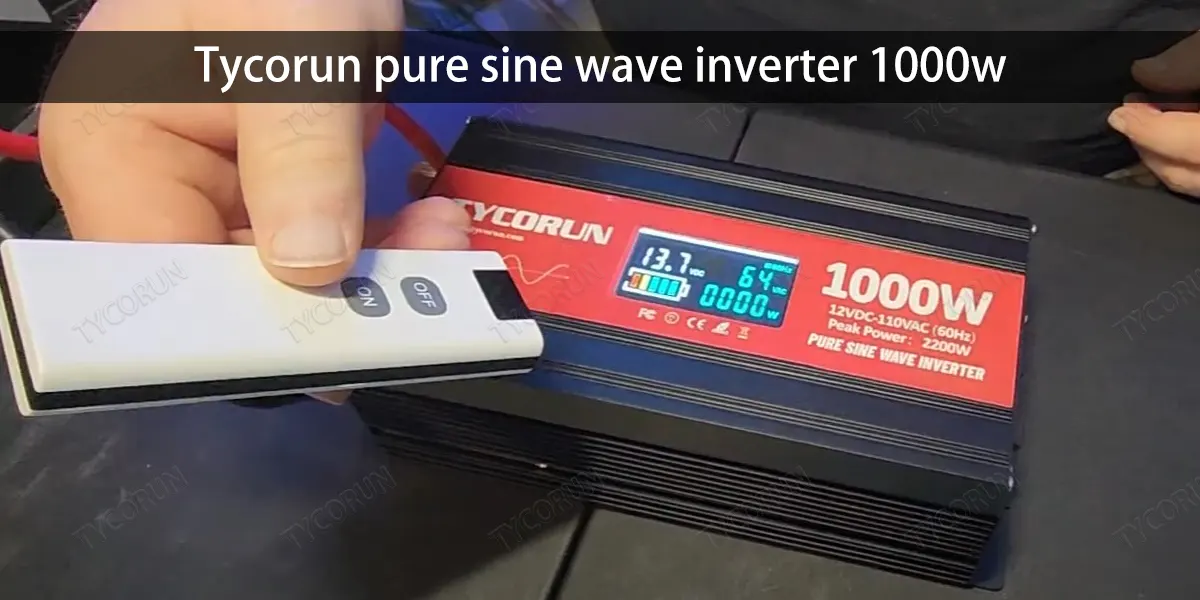 Tycorun pure sine wave inverter 1000w