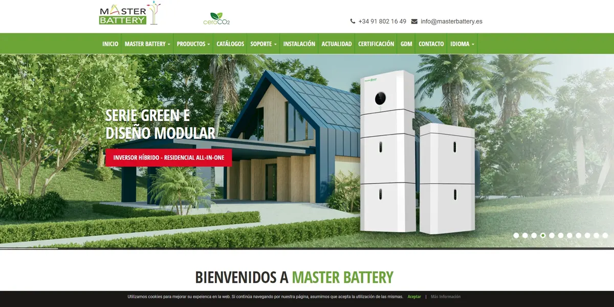 Master Battery-website