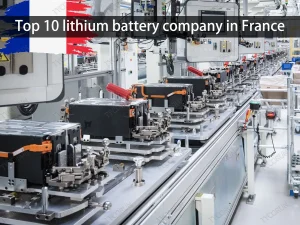 Principales fabricantes de baterías de ión-litio en Francia