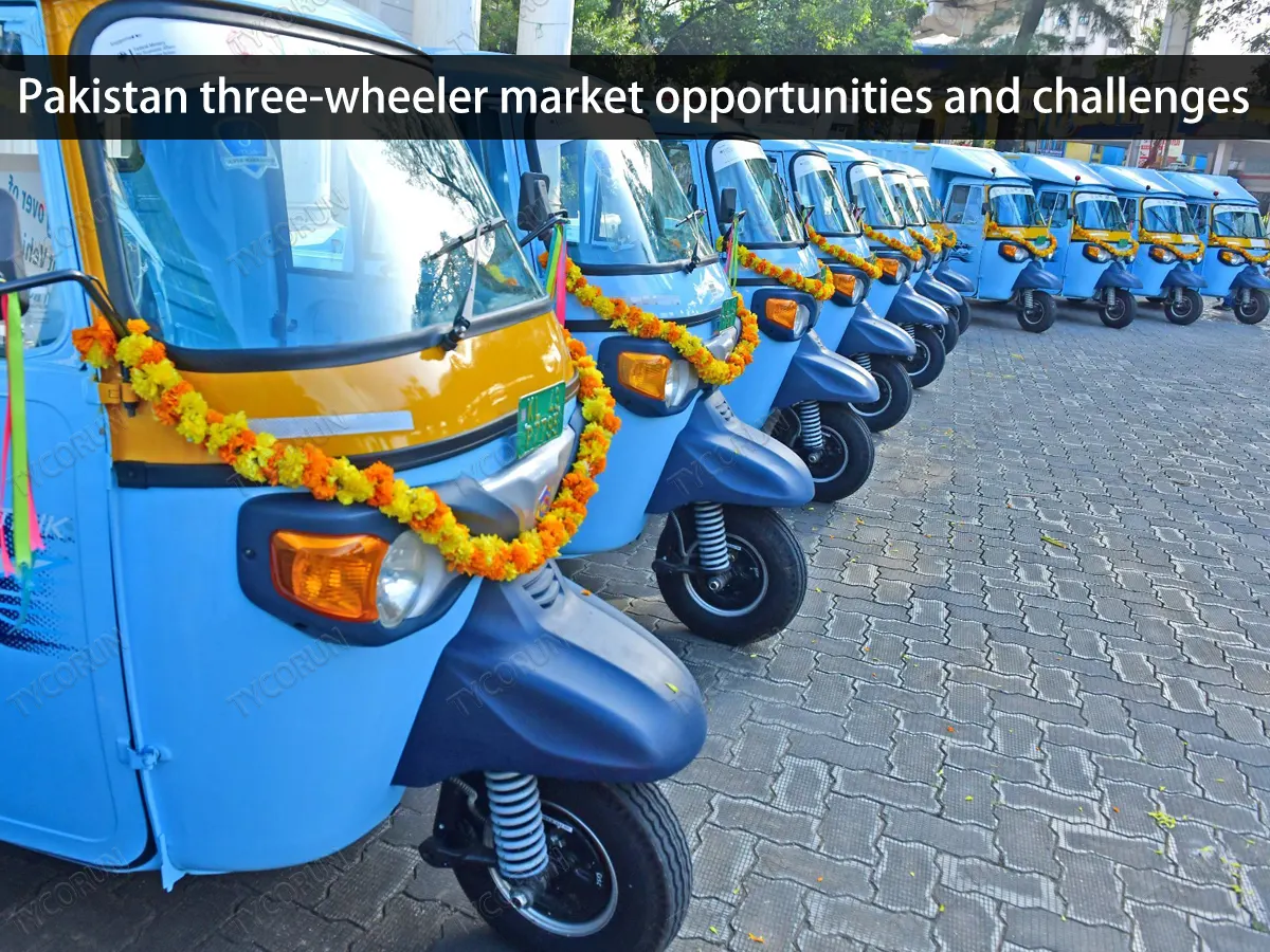 Oportunidades y retos del mercado pakistaní de vehículos de tres ruedas