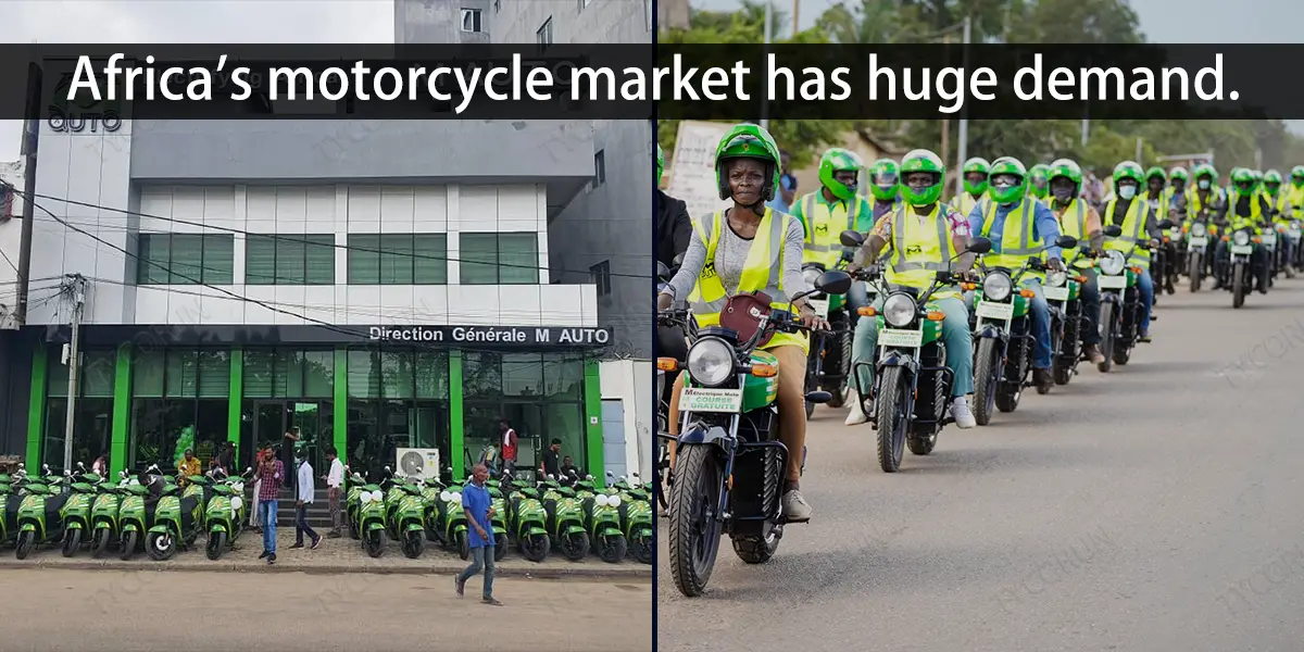 Le marché africain des motocycles connaît une forte demande