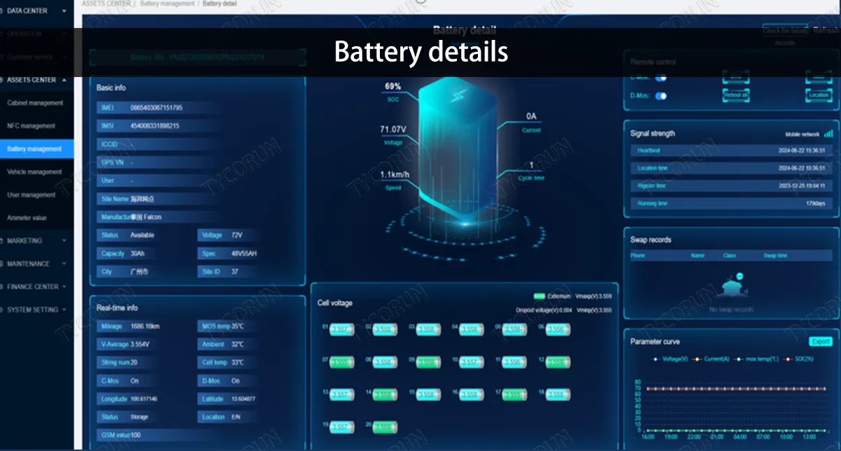 Détails de la batterie