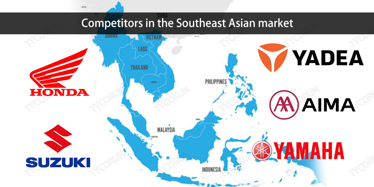 Competidores en el mercado del sudeste asiático