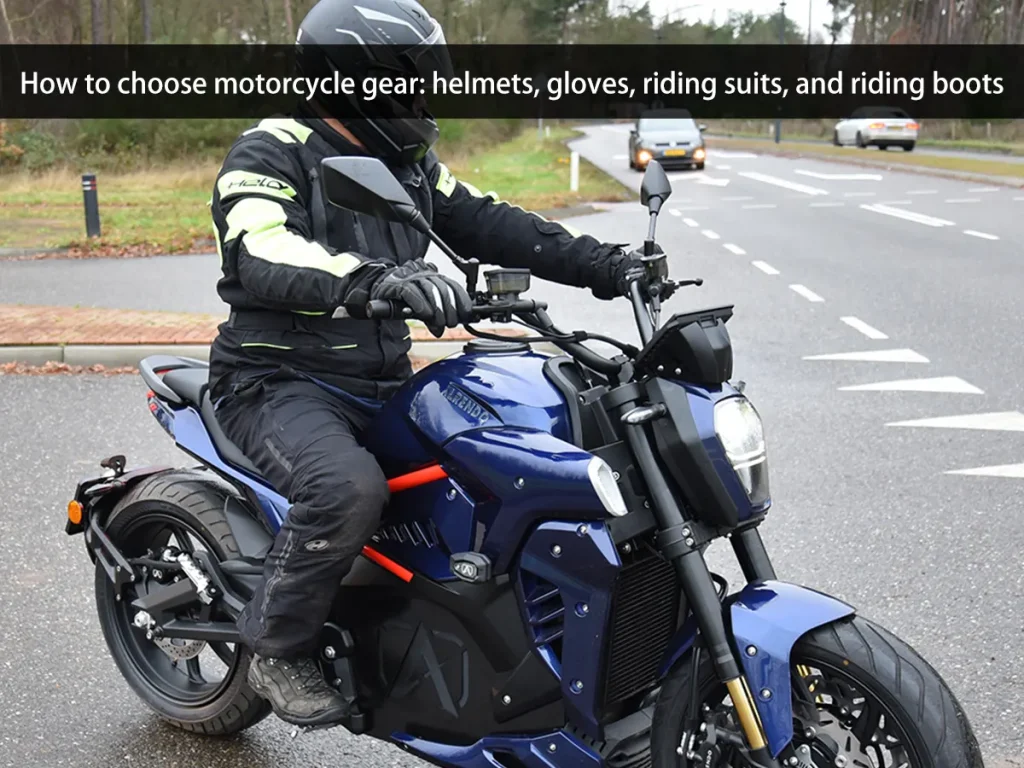Cómo elegir casco, guantes, mono y botas de moto