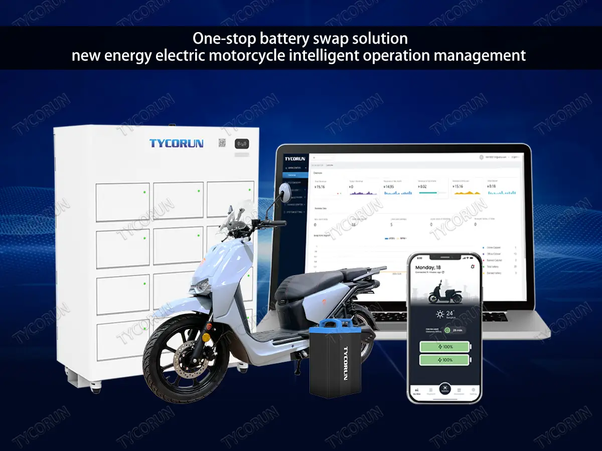One-stop battery swap solution - new energy electric motorcycle intelligent operation management