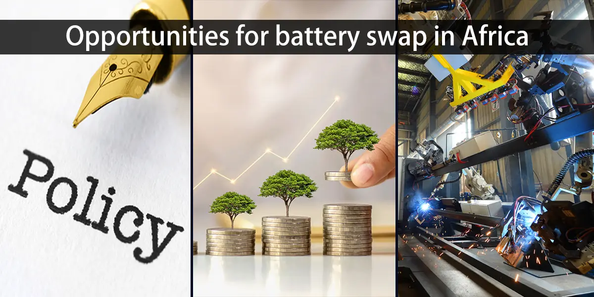 Possibilités d'échange de batteries en Afrique