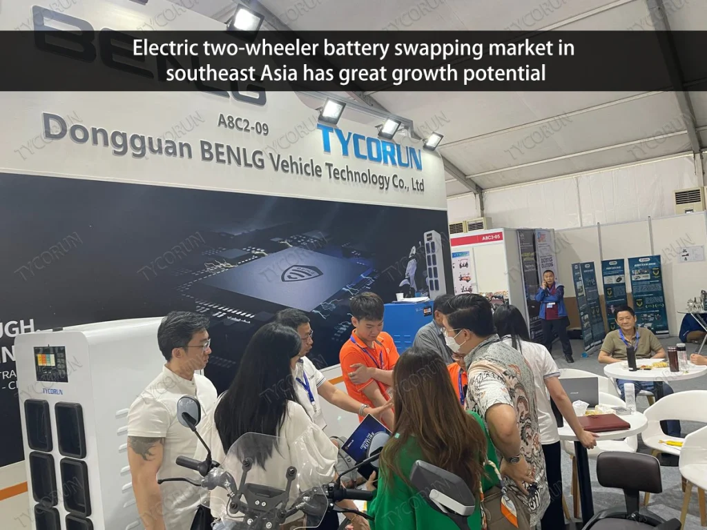 Electric two-wheeler battery swapping market in southeast Asia has great  growth potential - TYCORUN ENERGY