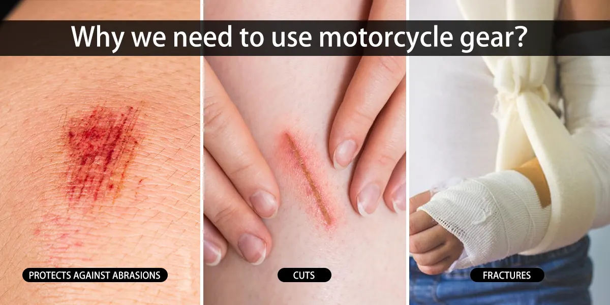 Por qué hay que usar ropa de moto？