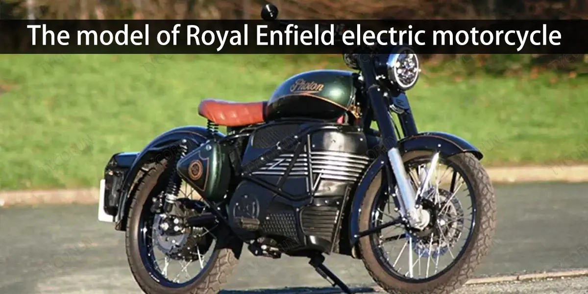 El modelo de moto eléctrica Royal Enfield