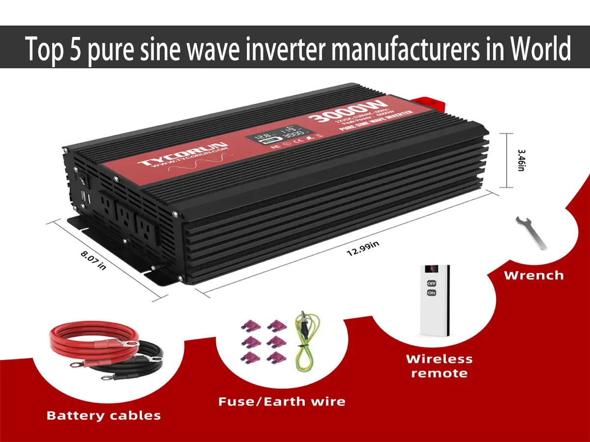 Top 5 pure sine wave inverter manufacturers in World