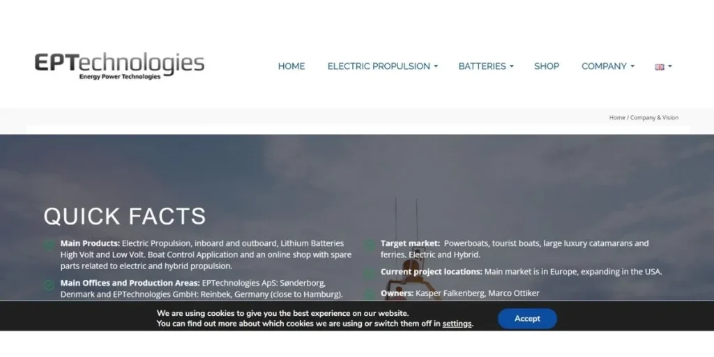 EPTechnologies société de site web