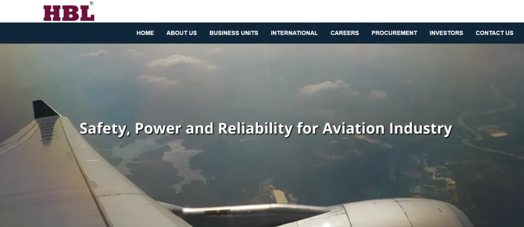 Sitio web de HBL