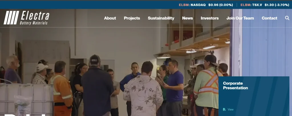 sitio web de electra