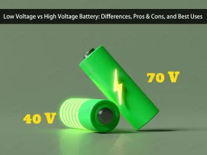 Diferencias entre baterías de bajo voltaje y alto voltaje, ventajas y desventajas, y mejores usos