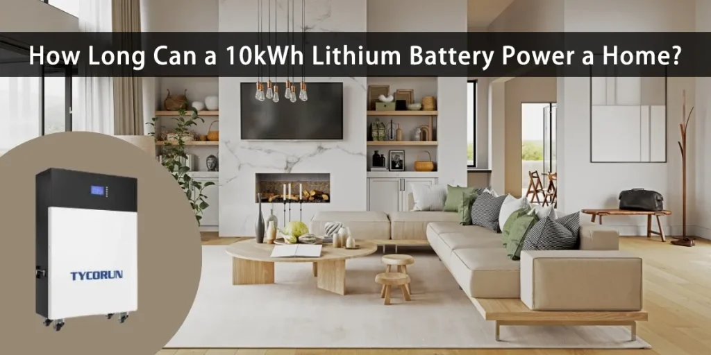 ¿Cuánto tiempo puede durar una batería de litio de 10 kWh?