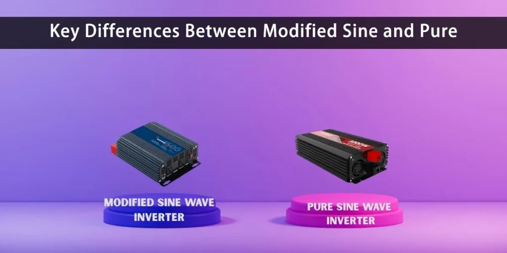 Principales différences entre l'onduleur sinusoïdal modifié et l'onduleur sinusoïdal pur